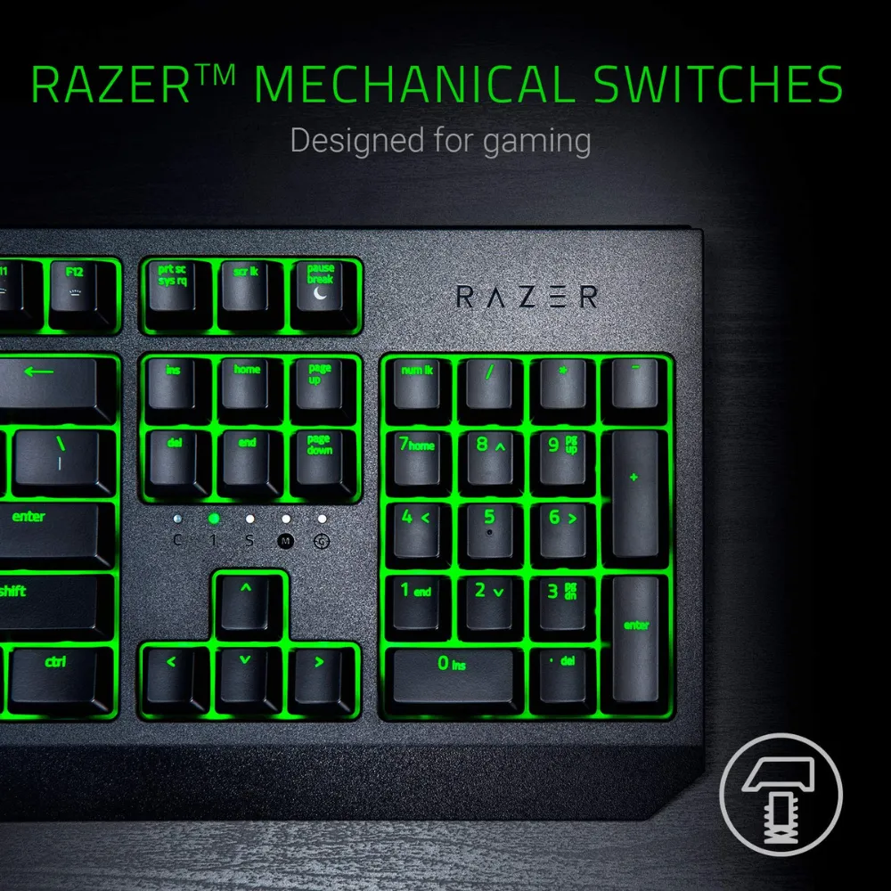 Razer BlackWidow Essential Mechanical Gaming Keyboard (10/10 Condition) - Without Box - Image 5