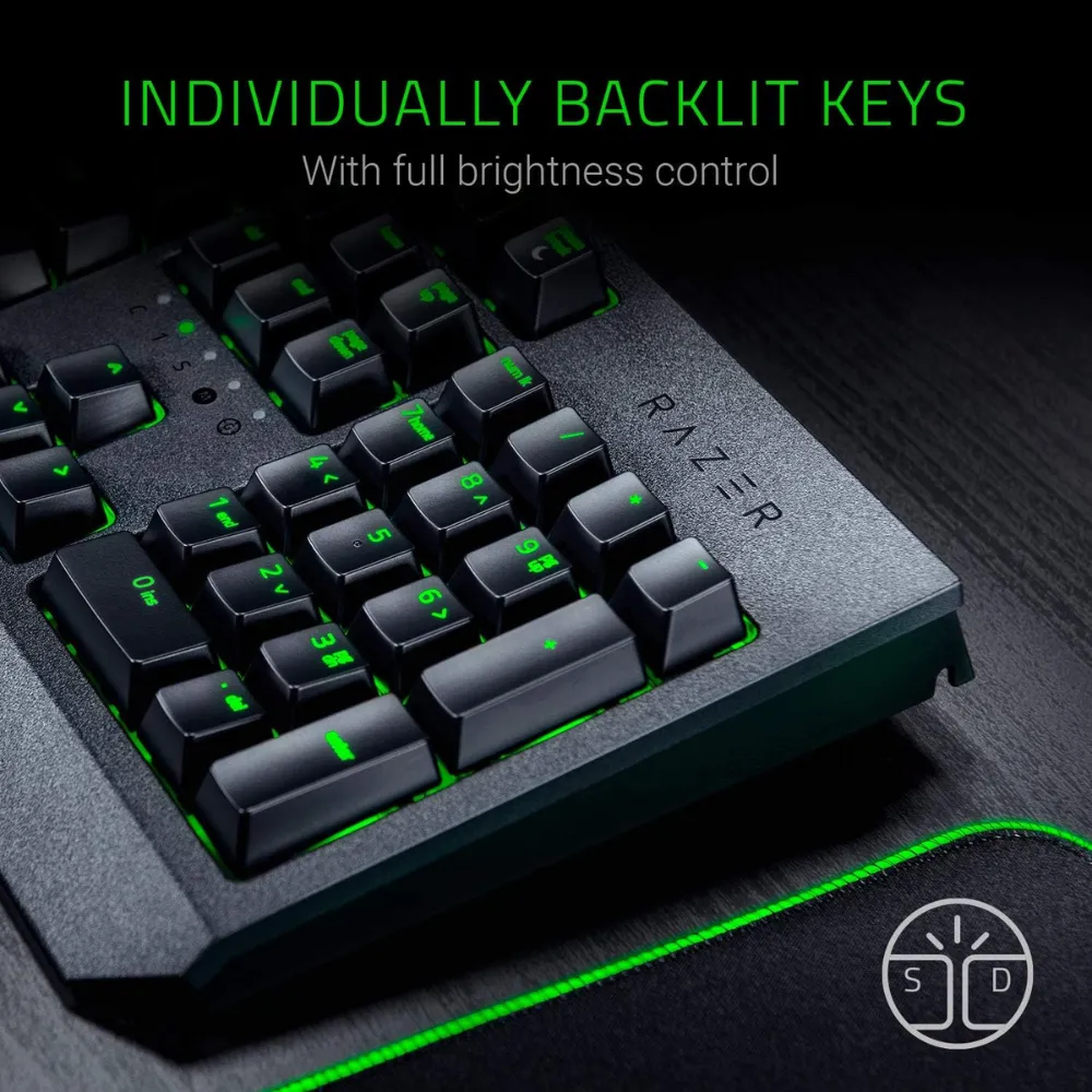 Razer BlackWidow Essential Mechanical Gaming Keyboard (10/10 Condition) - Without Box - Image 4