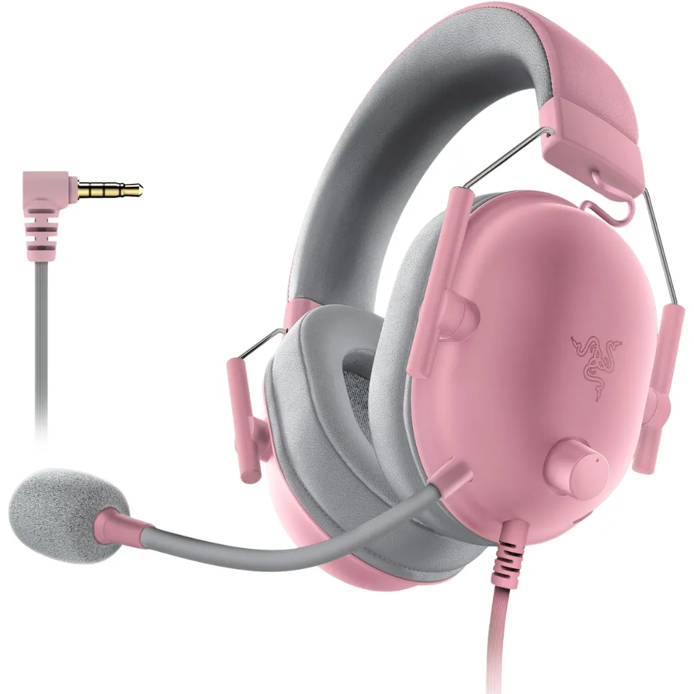 Razer BlackShark V2 X Gaming Headset – Quartz Pink Edition (Complete Original Box)